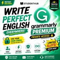 Grammarly Pro – Upgrade Your Own Account