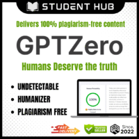 GPTZero AI Detector Plagiarism Checker Premium Account